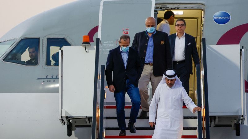Iran prisoner release: Five Americans freed from Iran land in Qatar before flying to the US