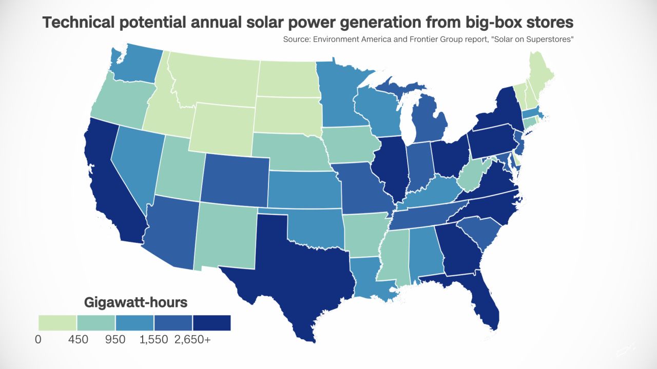 MAP big box rooftop solar climate